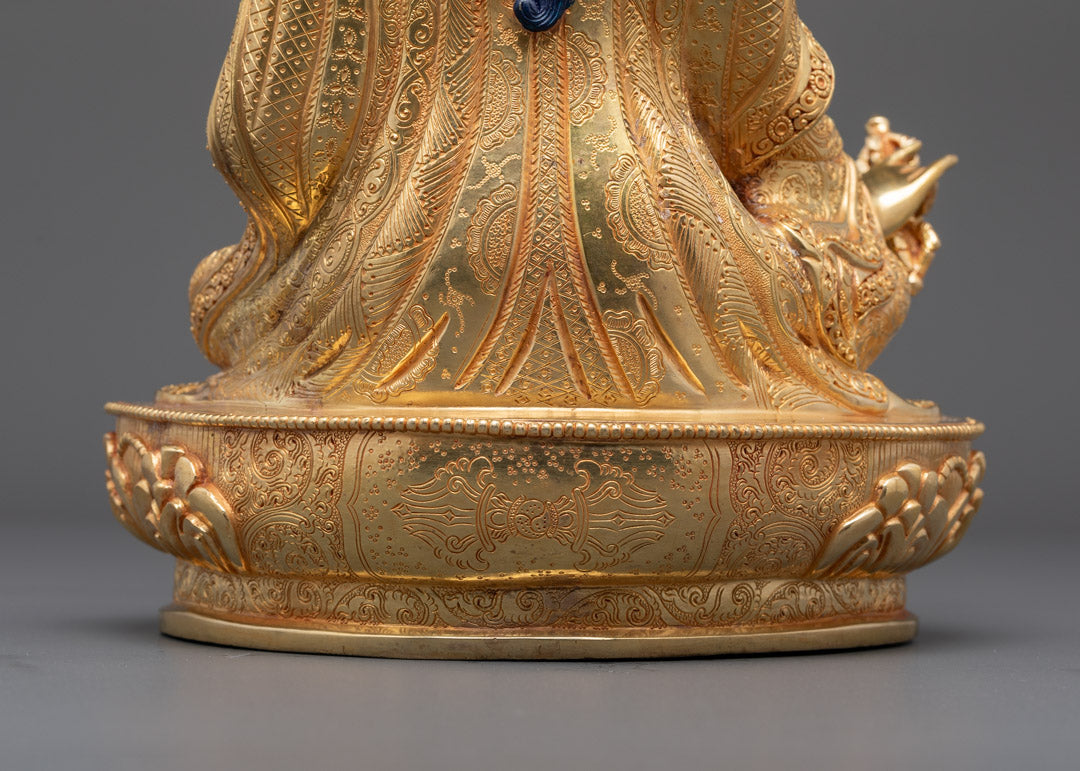 Handcrafted Guru Padmasambhava Statue | Tibetan Buddhist Art