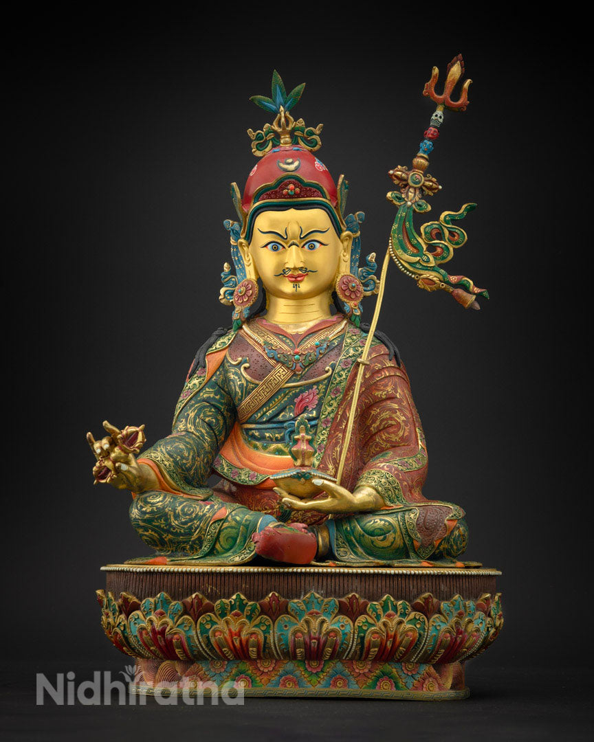 Guru Rinpoche Buddha Statue | Himalayan Sacred Art