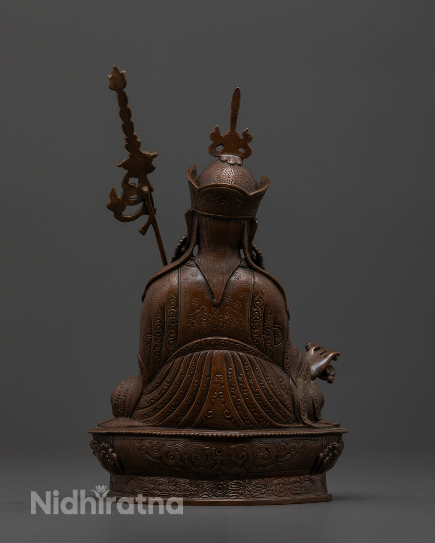 Guru Rinpoche Statue | Handcrafted Tibetan Sculpture