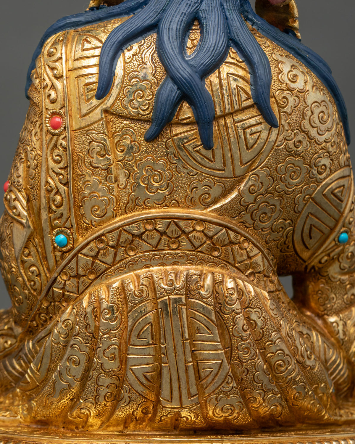Premium Guru Rinpoche Statue | Tibetan Buddhist Spiritual Artwork