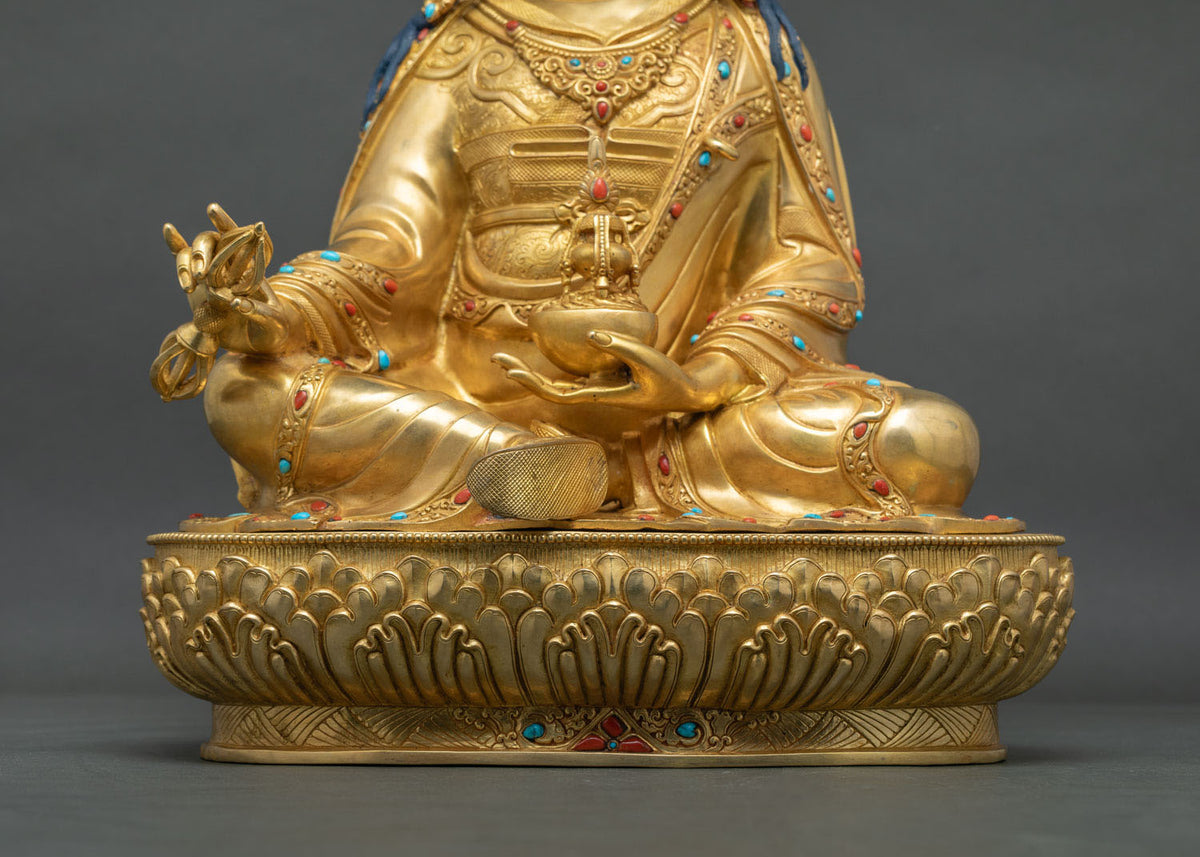 The Lotus-Born Guru Rinpoche Statue | Enlightened Presence for Altars