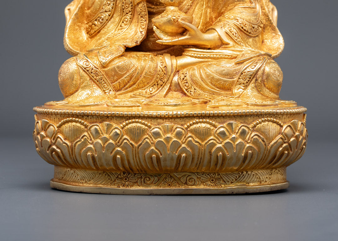 Handcrafted Guru Padma Vajra Statue | Sacred Buddhist Decor from Nepal