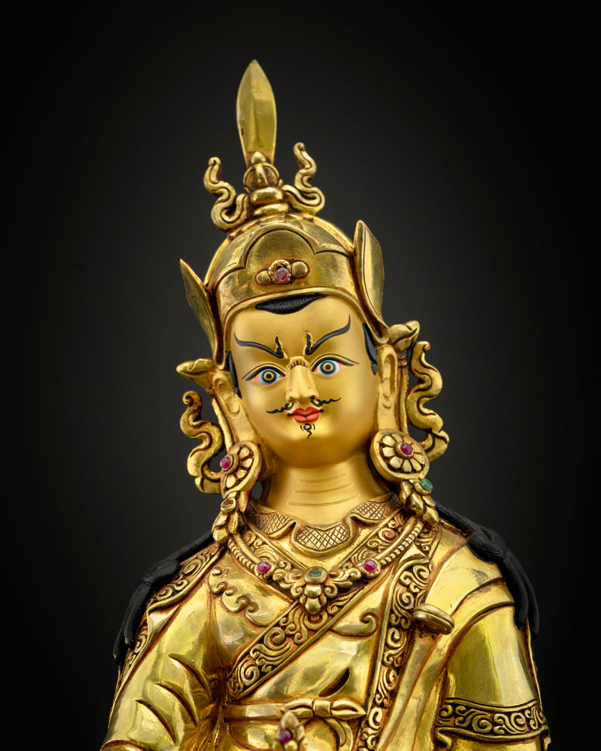 Guru Rinpoche Statue | Handmade Buddhist Sculpture