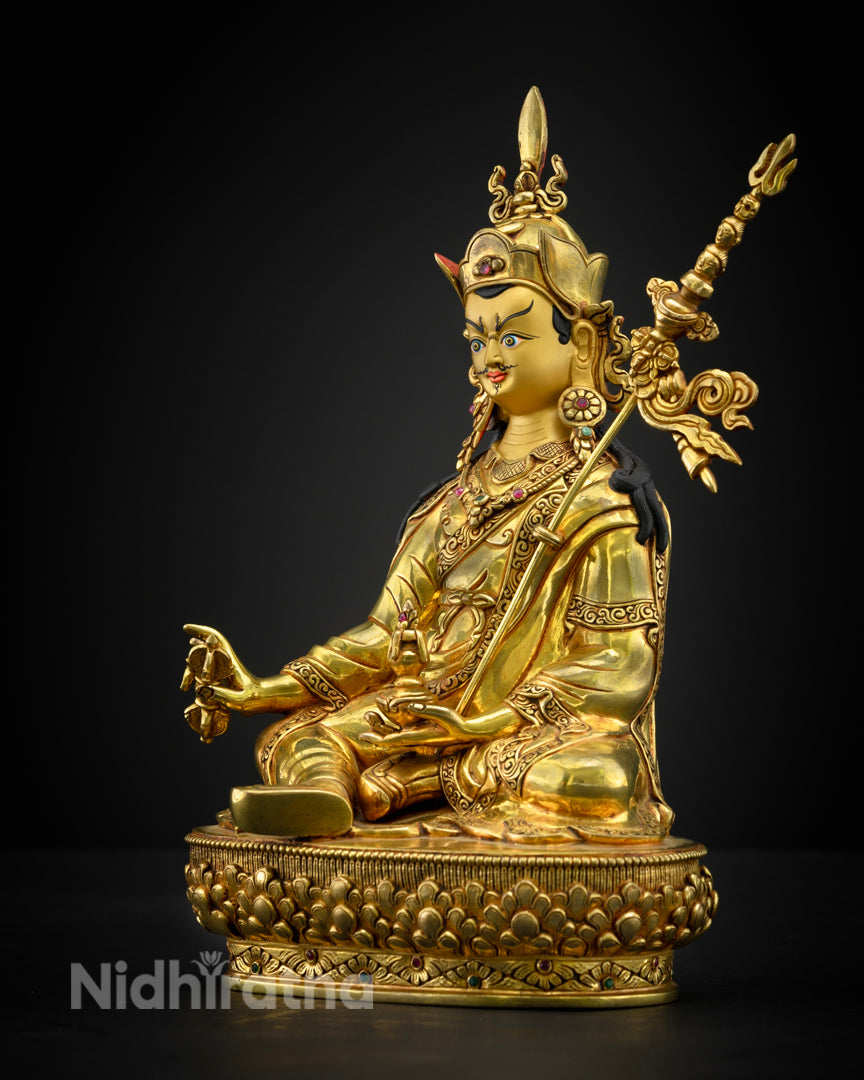 Guru Rinpoche Statue | Handmade Buddhist Sculpture