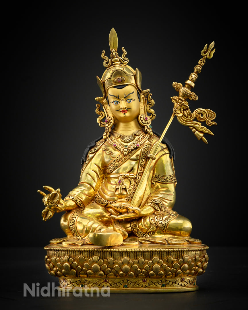Guru Rinpoche Statue | Handmade Buddhist Sculpture