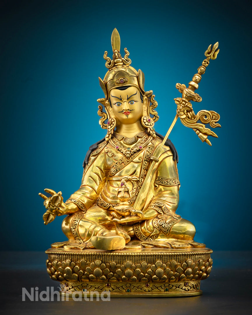 Guru Rinpoche Statue | Handmade Buddhist Sculpture