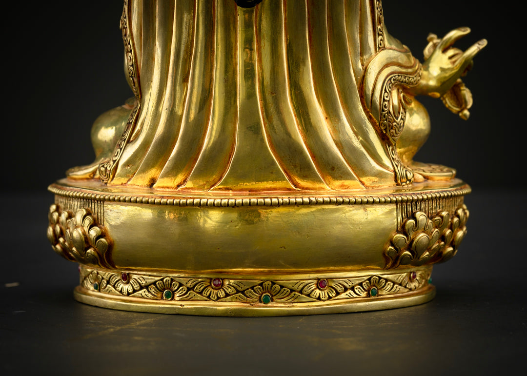 Guru Rinpoche Statue | Handmade Buddhist Sculpture