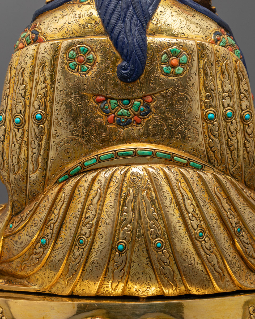 Tibetan Guru Rinpoche Statue | Handcrafted Padmasambhava Deity