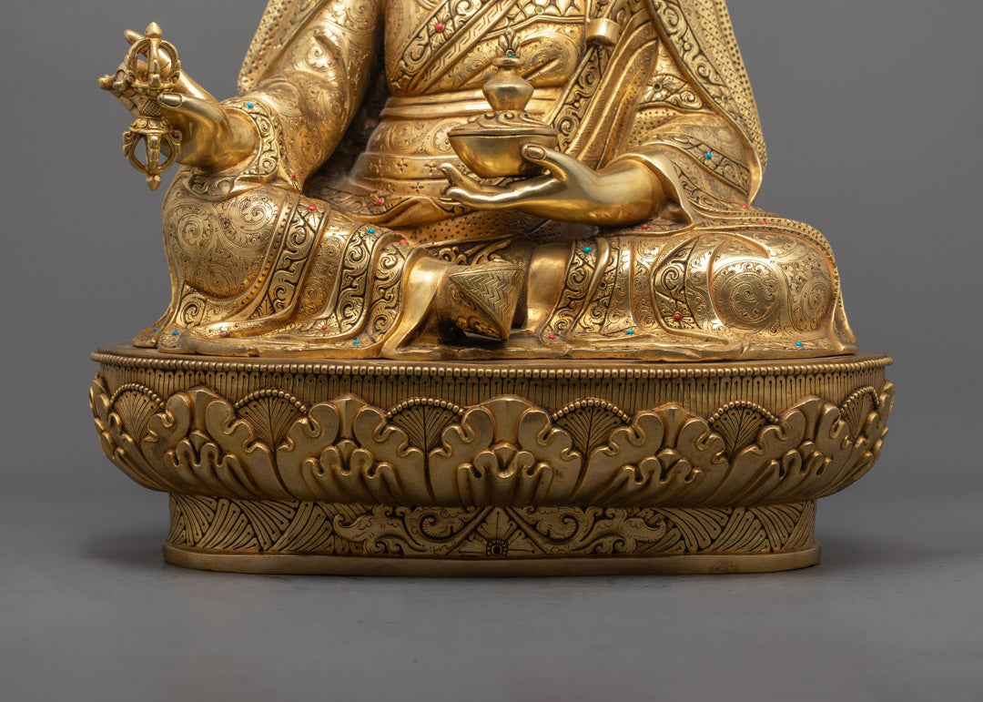Guru Rinpoche Statue | Nepalese Handmade Buddhist Sculpture