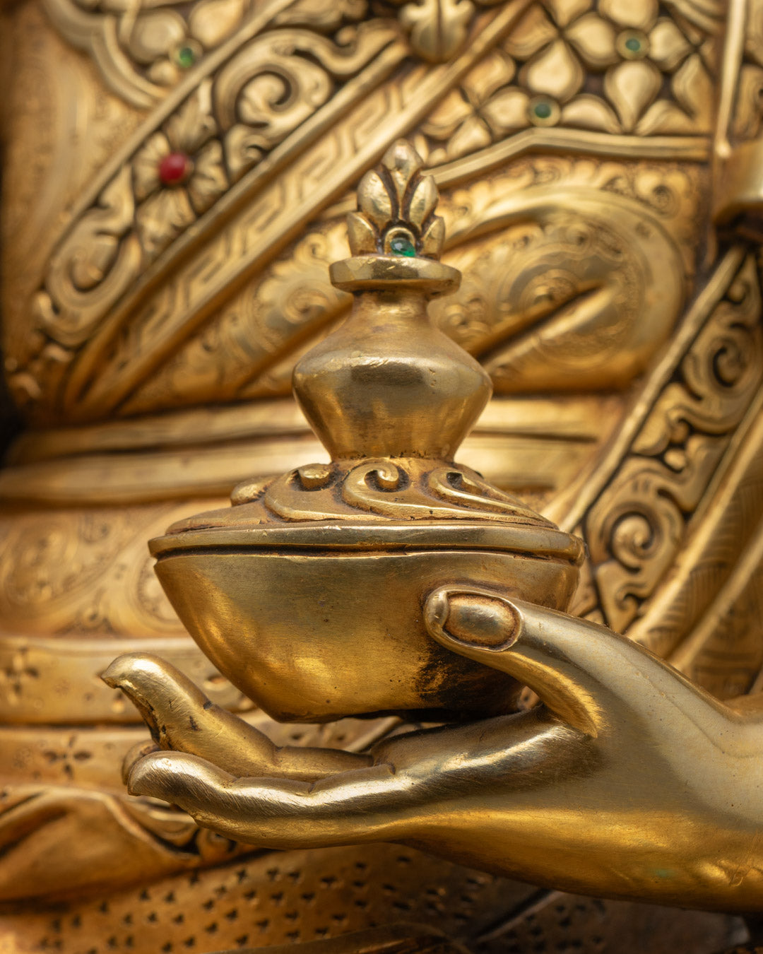 Guru Rinpoche Statue | Nepalese Handmade Buddhist Sculpture