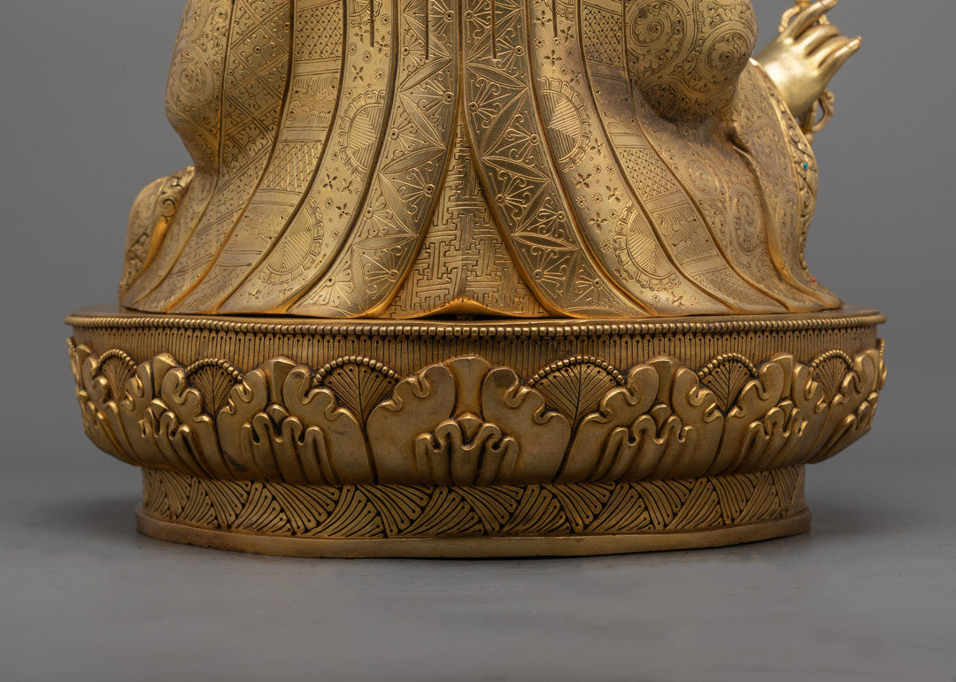 Guru Rinpoche Statue | Nepalese Handmade Buddhist Sculpture