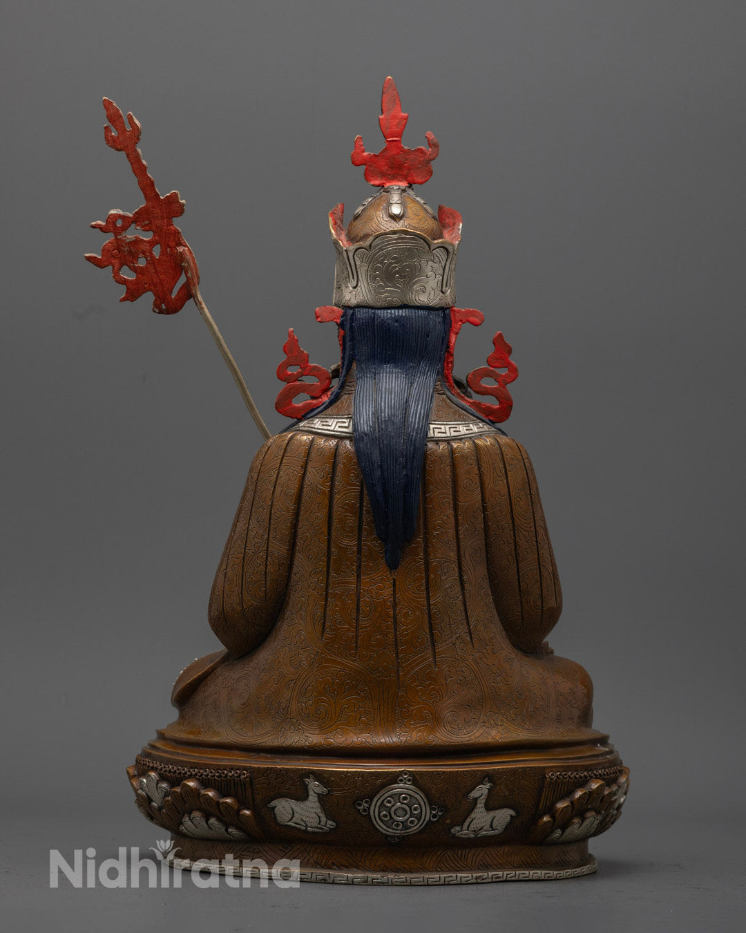 Guru Rinpoche Statue | Handcrafted Tibetan Padmasambhava Sculpture