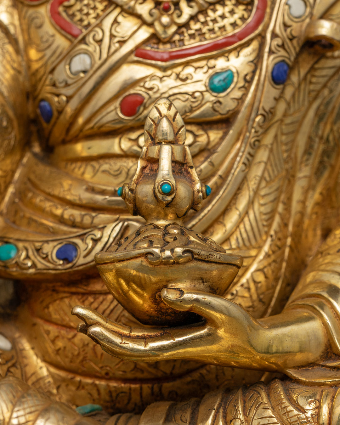 Guru Rinpoche (Padmasambhava) Statue | Handcrafted Buddhist Figure