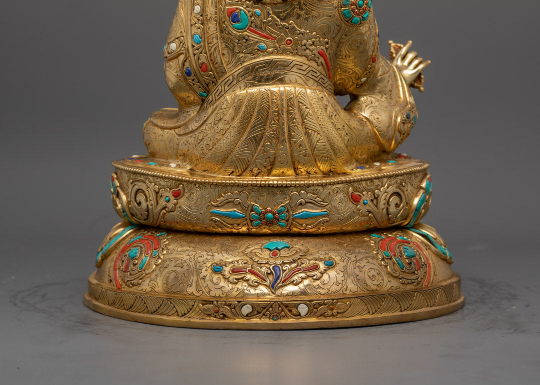 Guru Rinpoche (Padmasambhava) Statue | Handcrafted Buddhist Figure