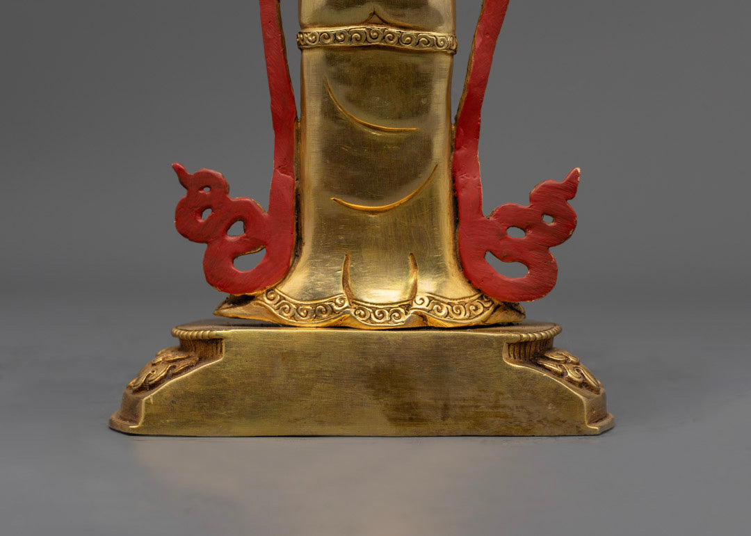 Padmasambhava with Disciple Statue | Traditional Tibetan Buddhist Art