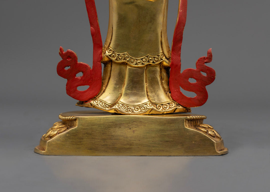 Padmasambhava with Disciple Statue | Traditional Tibetan Buddhist Art