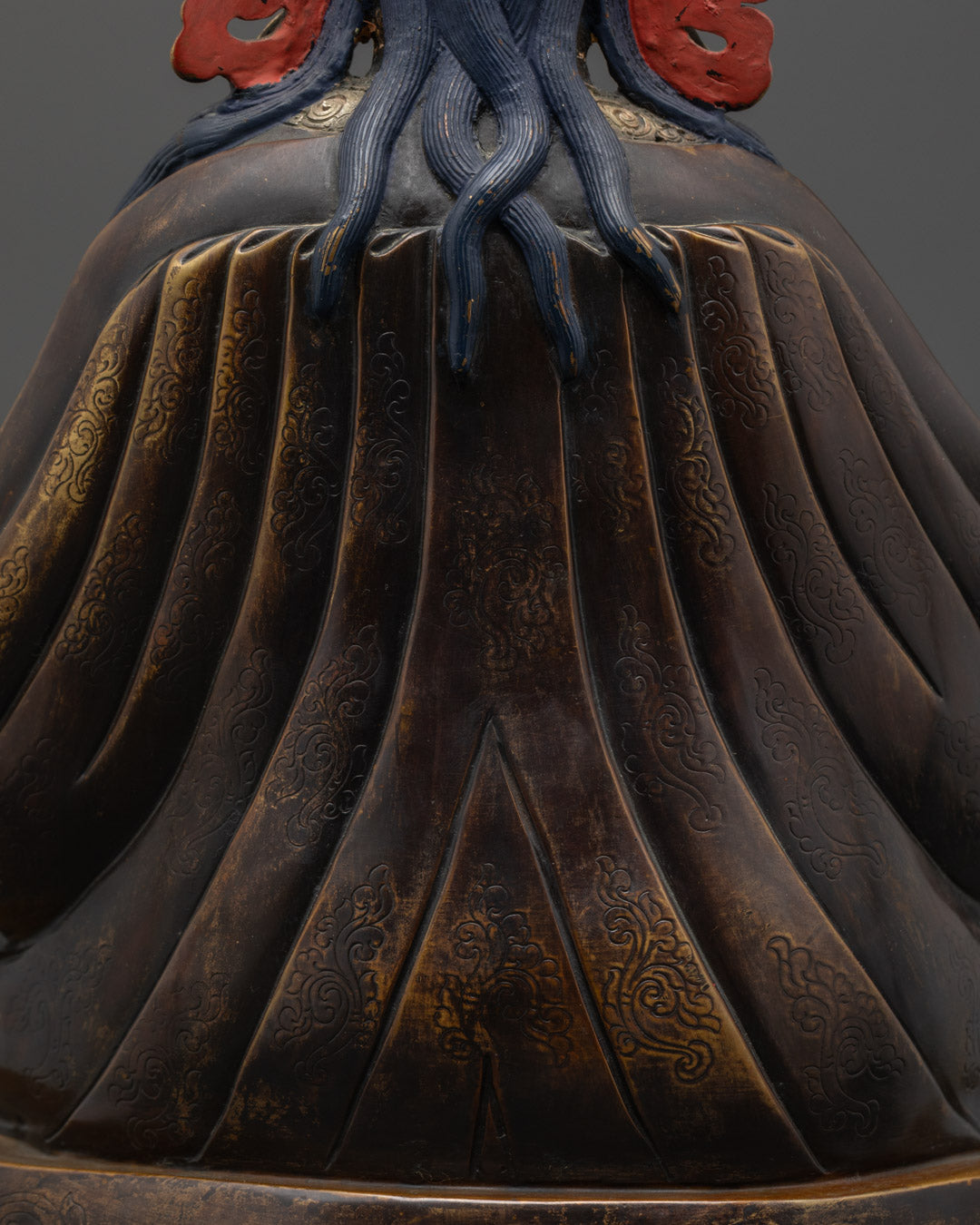 Guru Rinpoche Statue | Intricately Crafted with Oxidized Copper