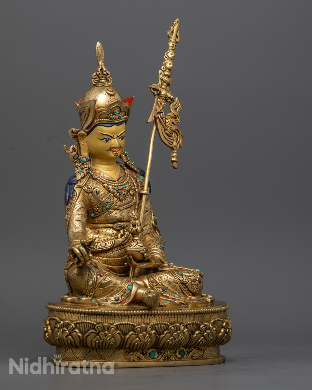 Authentic Guru Rinpoche Sculpture | Handmade in Nepal