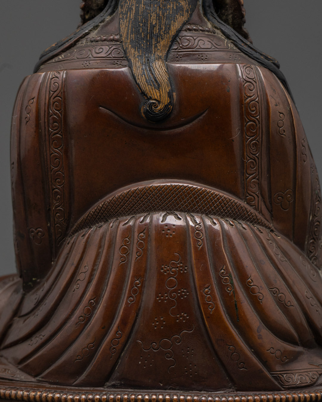 Handmade Guru Rinpoche Statue | Sacred Tibetan Master
