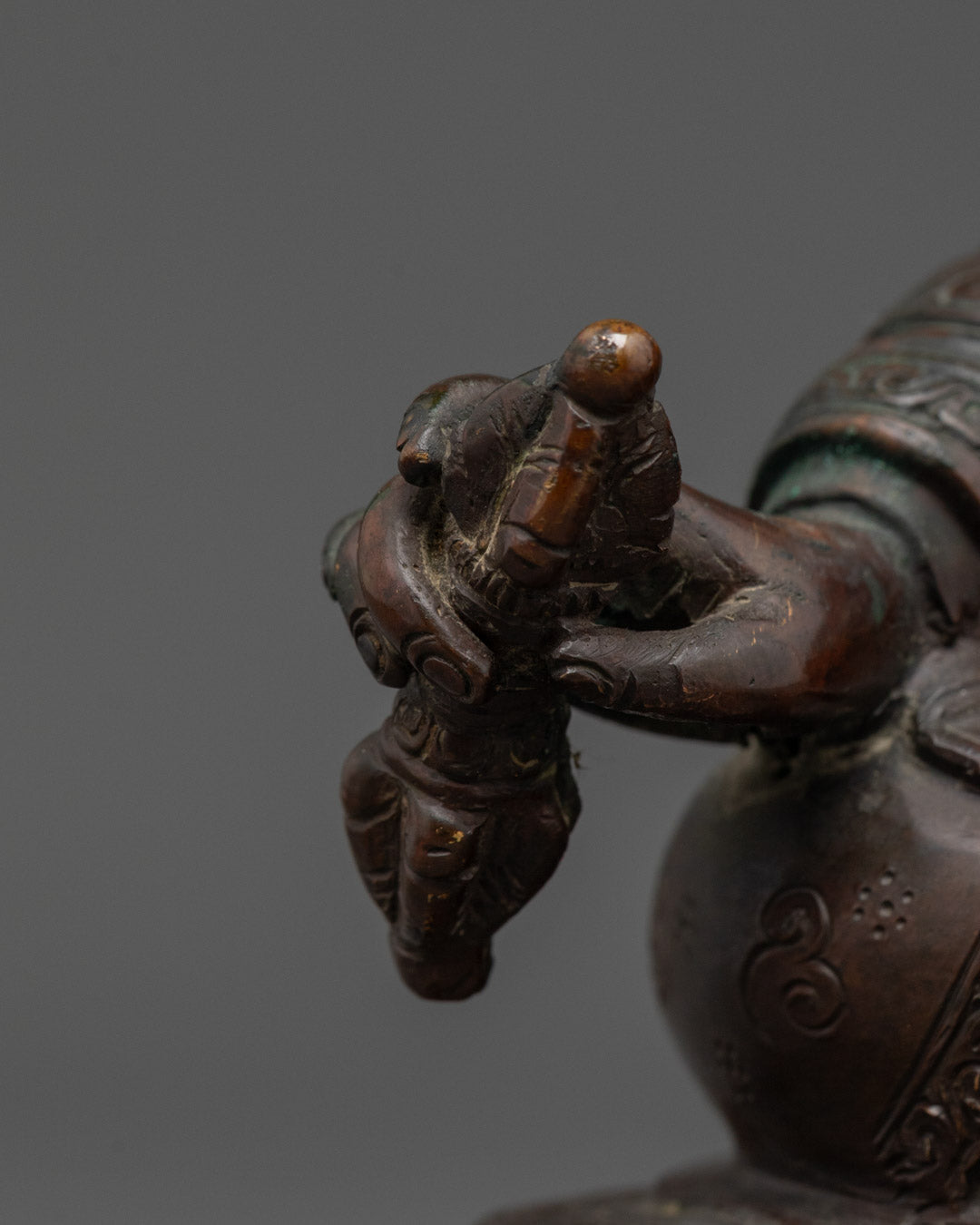 Handmade Guru Rinpoche Statue | Sacred Tibetan Master