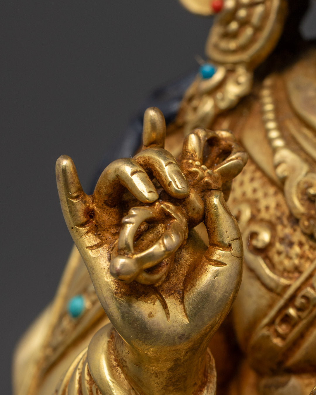 Tibetan Choke Dorje Statue | Buddhist Hand-carved Sculpture