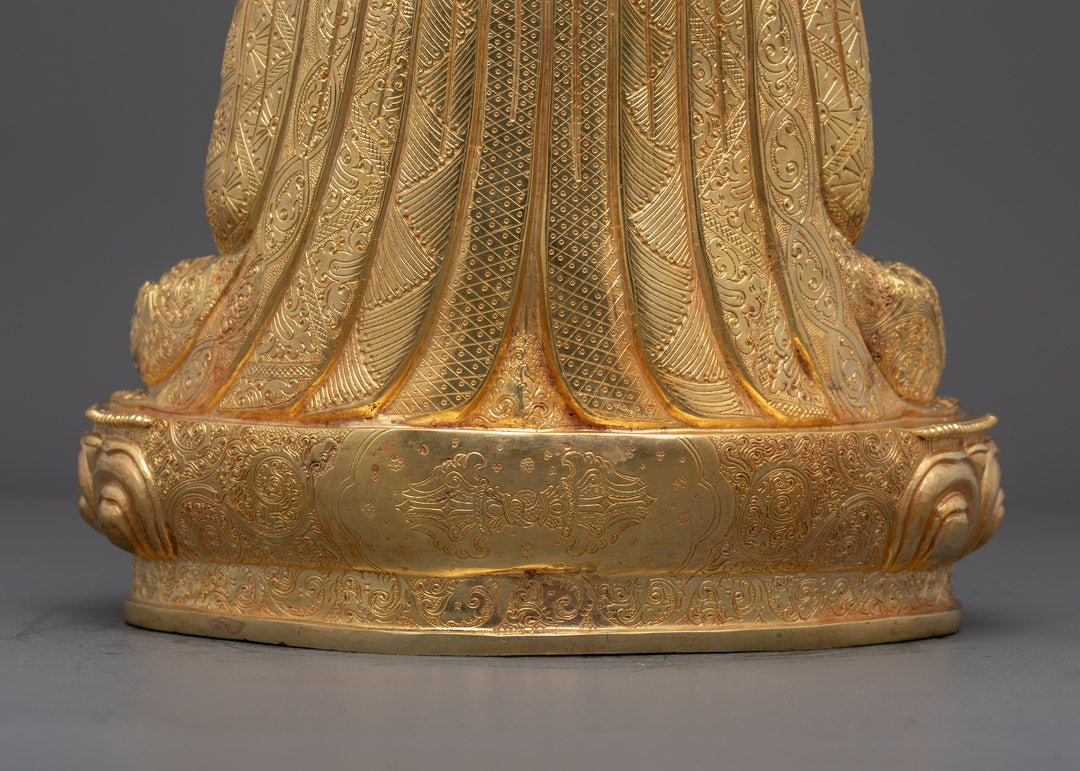 Handcrafted Guru Shapdum Statue | Tibetan Buddhist Deity