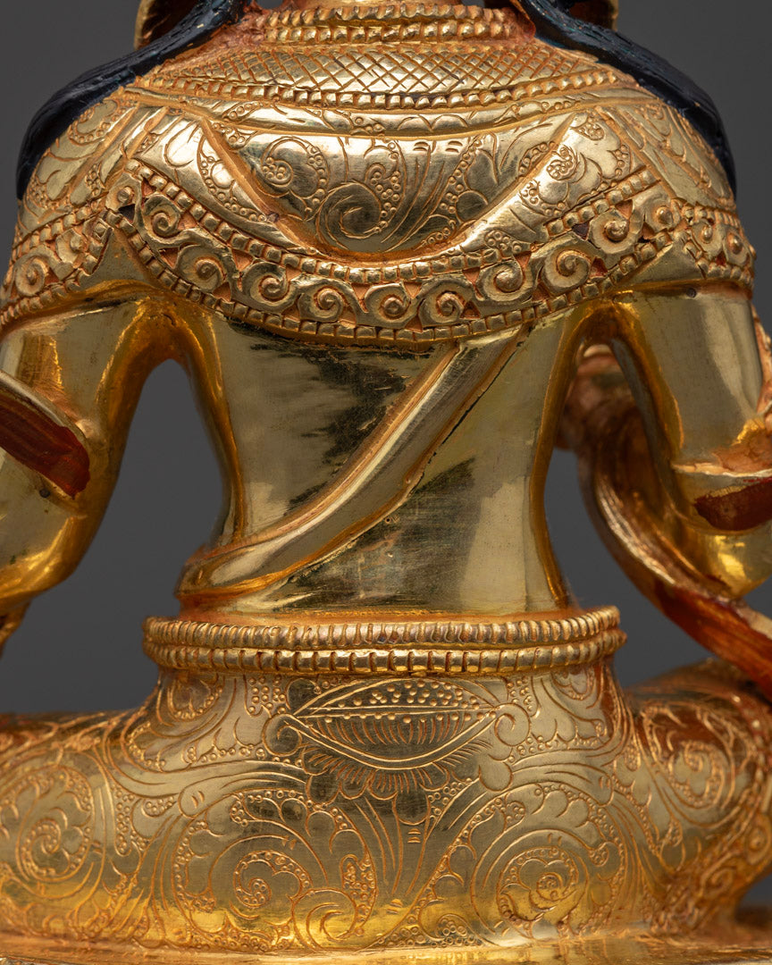 Guru Tilopada Statue in 24K Gold | A Tribute to Tantric Mastery