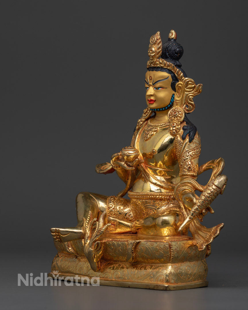 Guru Tilopada Statue in 24K Gold | A Tribute to Tantric Mastery
