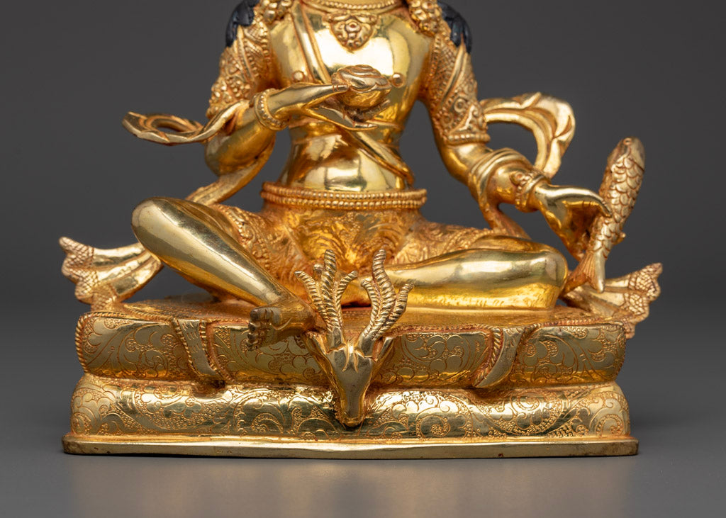 Guru Tilopada Statue in 24K Gold | A Tribute to Tantric Mastery