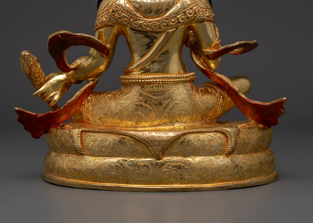 Guru Tilopada Statue in 24K Gold | A Tribute to Tantric Mastery