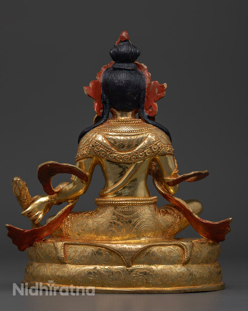 Guru Tilopada Statue in 24K Gold | A Tribute to Tantric Mastery