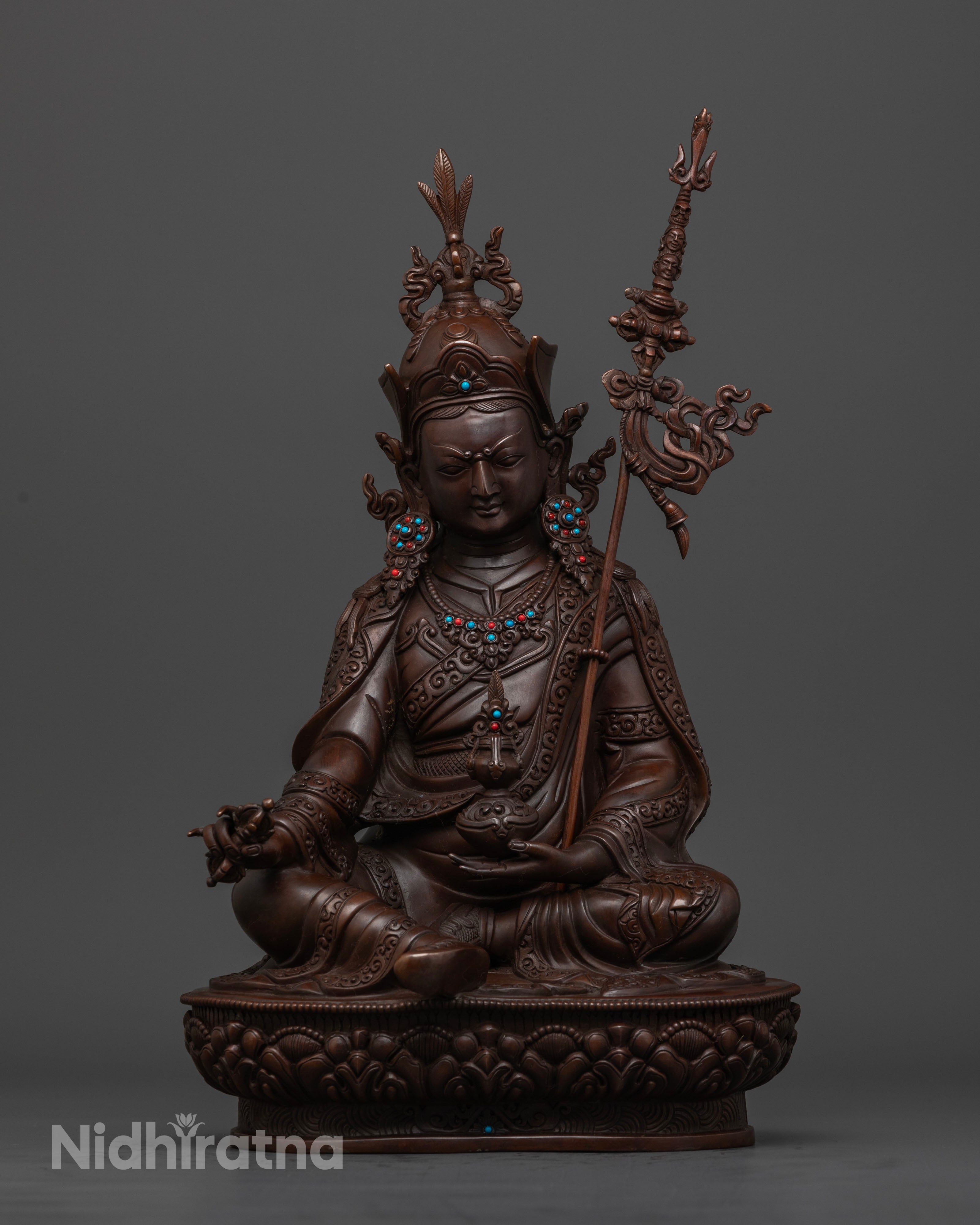 Buy Oxidized Guru Rinpoche Statue | Spiritual Enlightenment Symbol