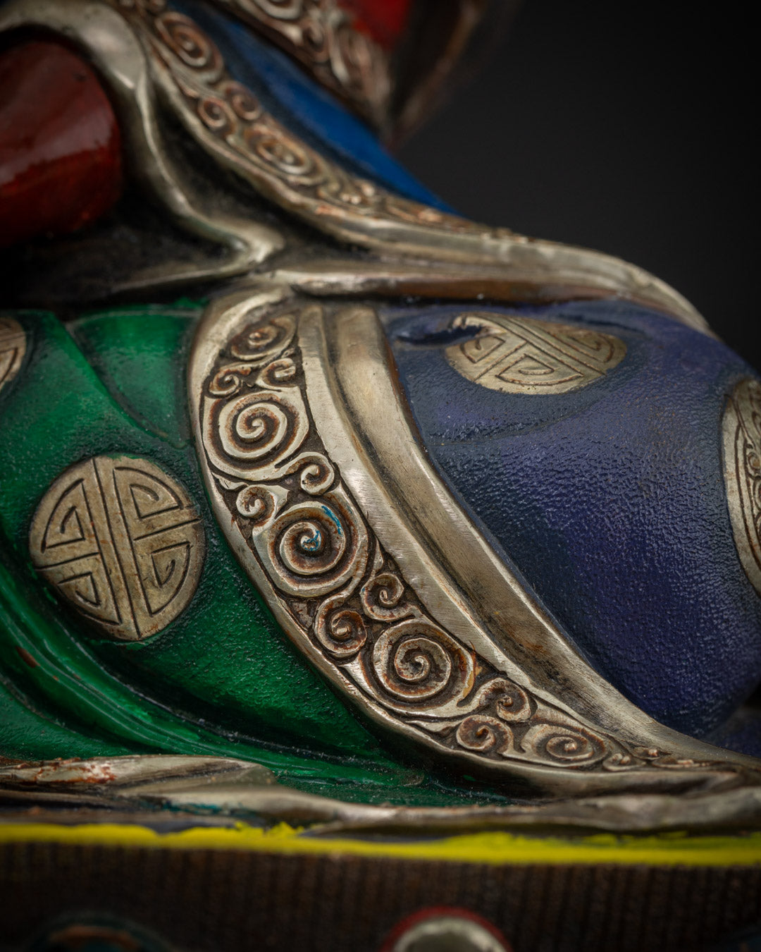 Buddhist Guru Rinpoche Statue | Himalayan Sacred Artwork