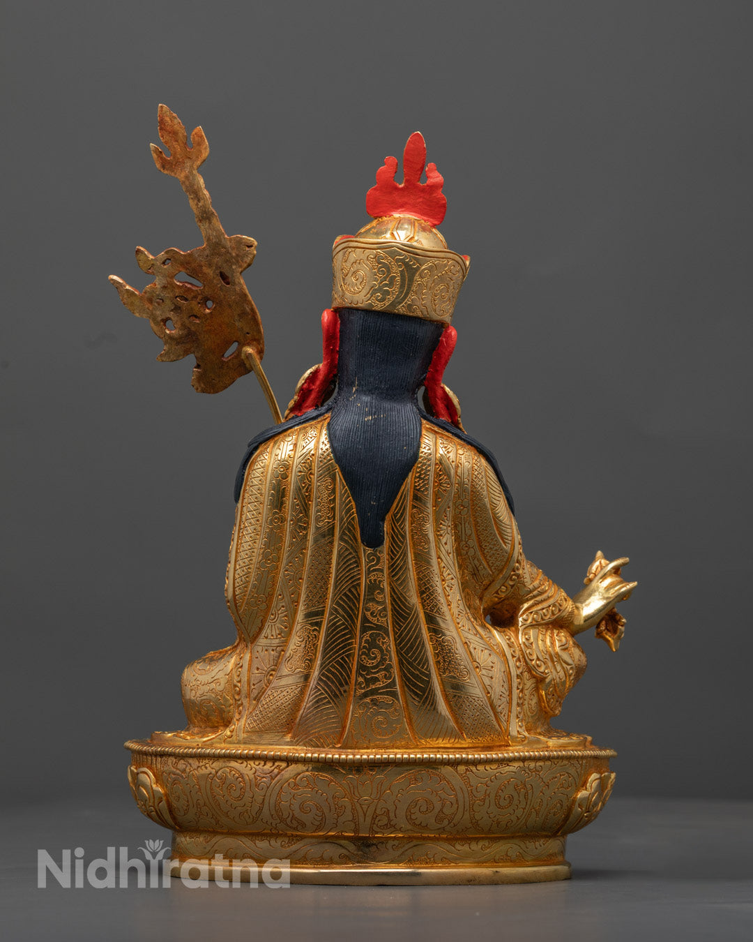 Tibetan Guru Rinpoche Statue | Handmade Sculpture