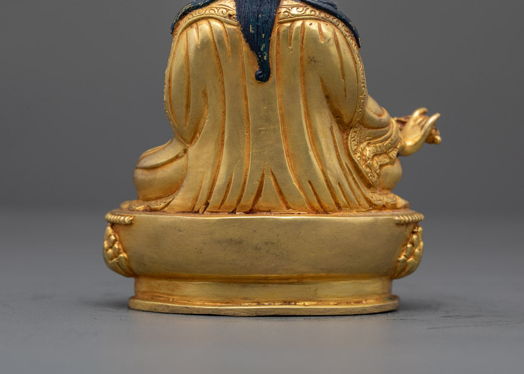 Handcrafted Guru Rinpoche Statue | Tibetan Buddhist Sculpture