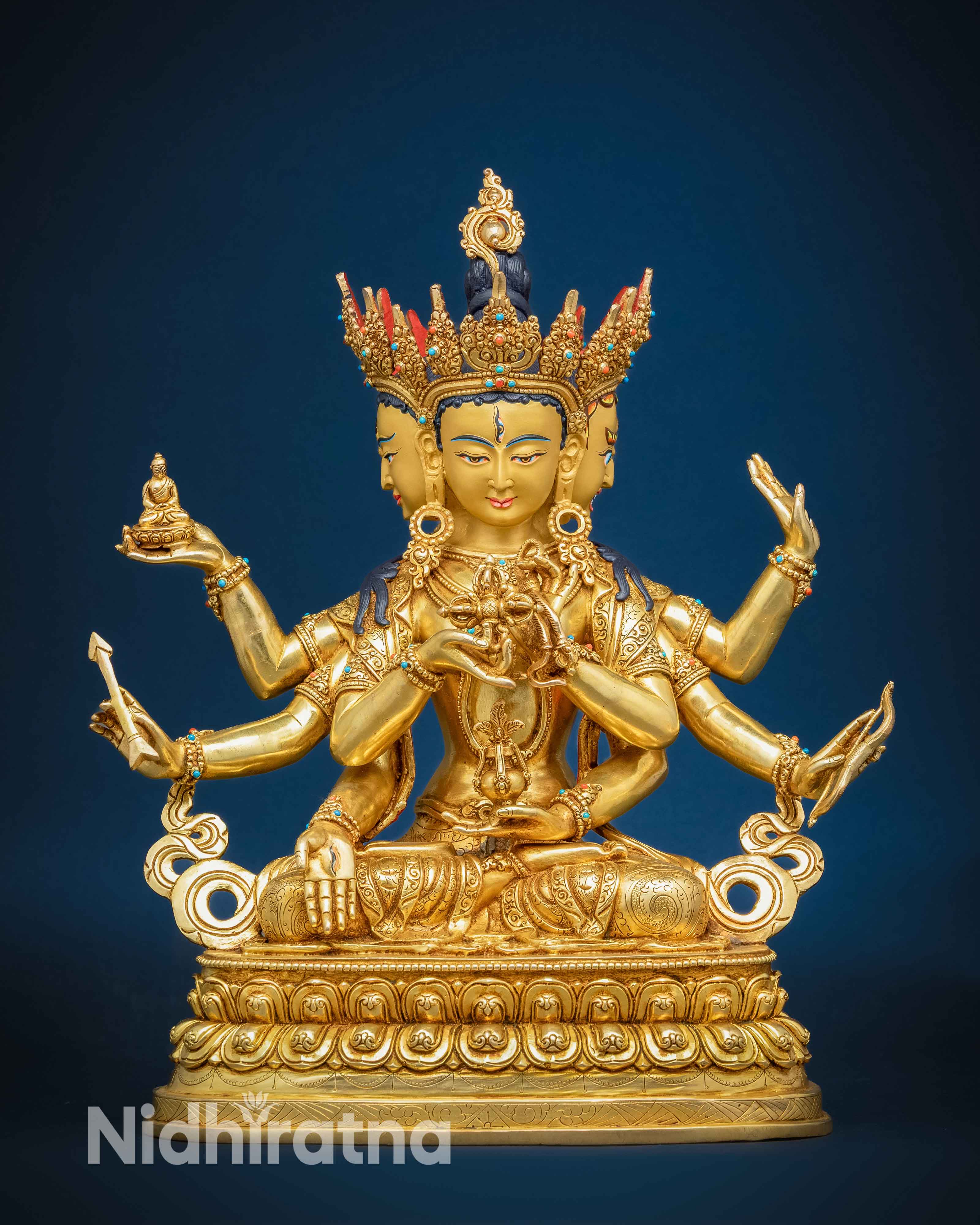 Handcrafted Namgyalma Statue Collection β Buddhist Deity Statues of the Goddess of Longevity, Protection & Liberation, Made in Nepal