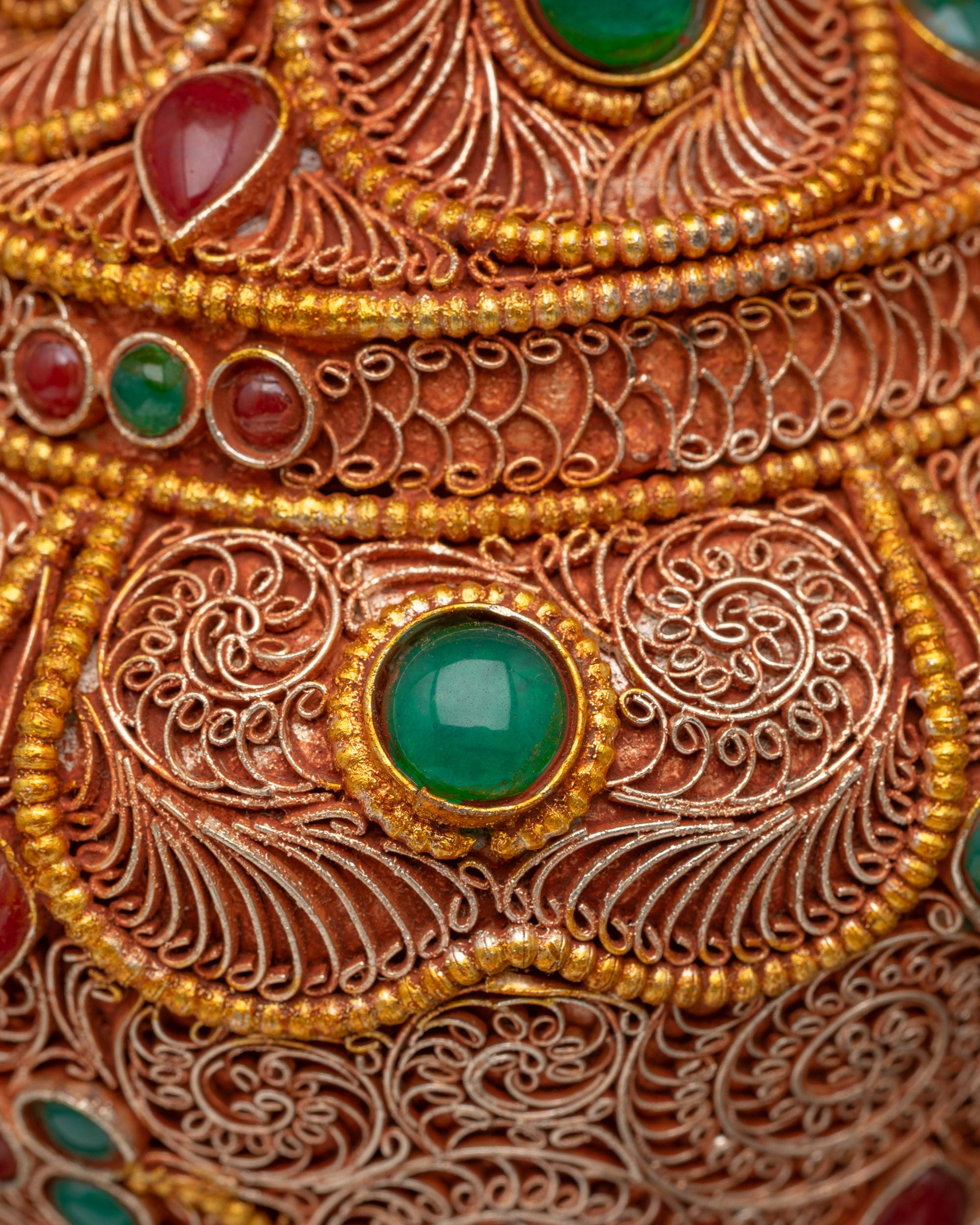 Handcrafted Devotional Flower Vase Symbolizing Beauty and Generosity