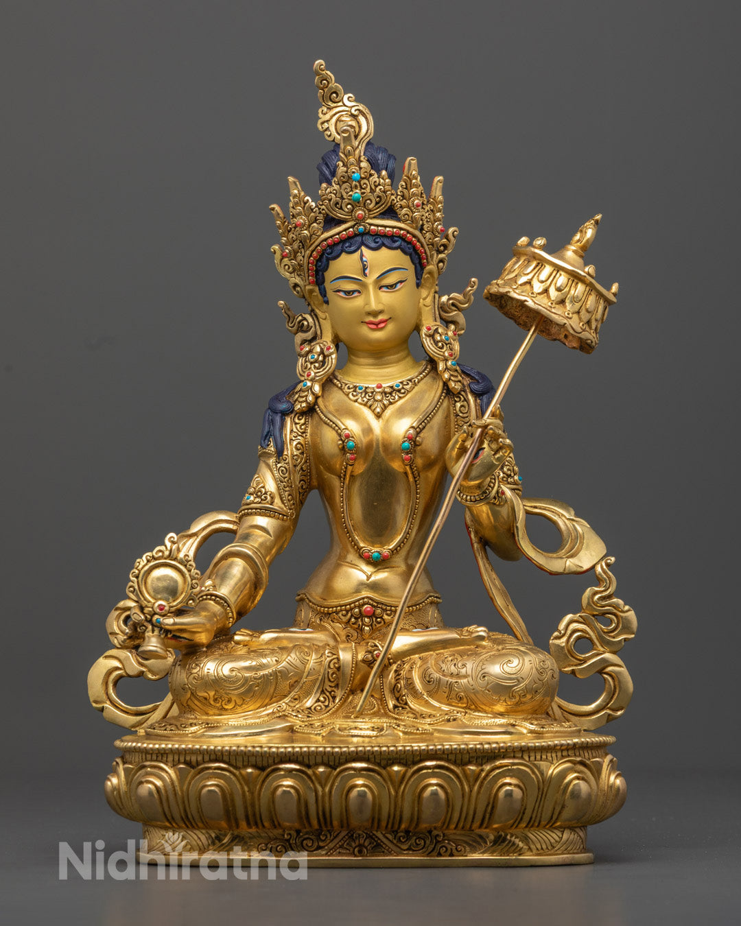 Handcrafted Dukar Sitatapatra Statue | Dukar Statue | Umbrella Goddess
