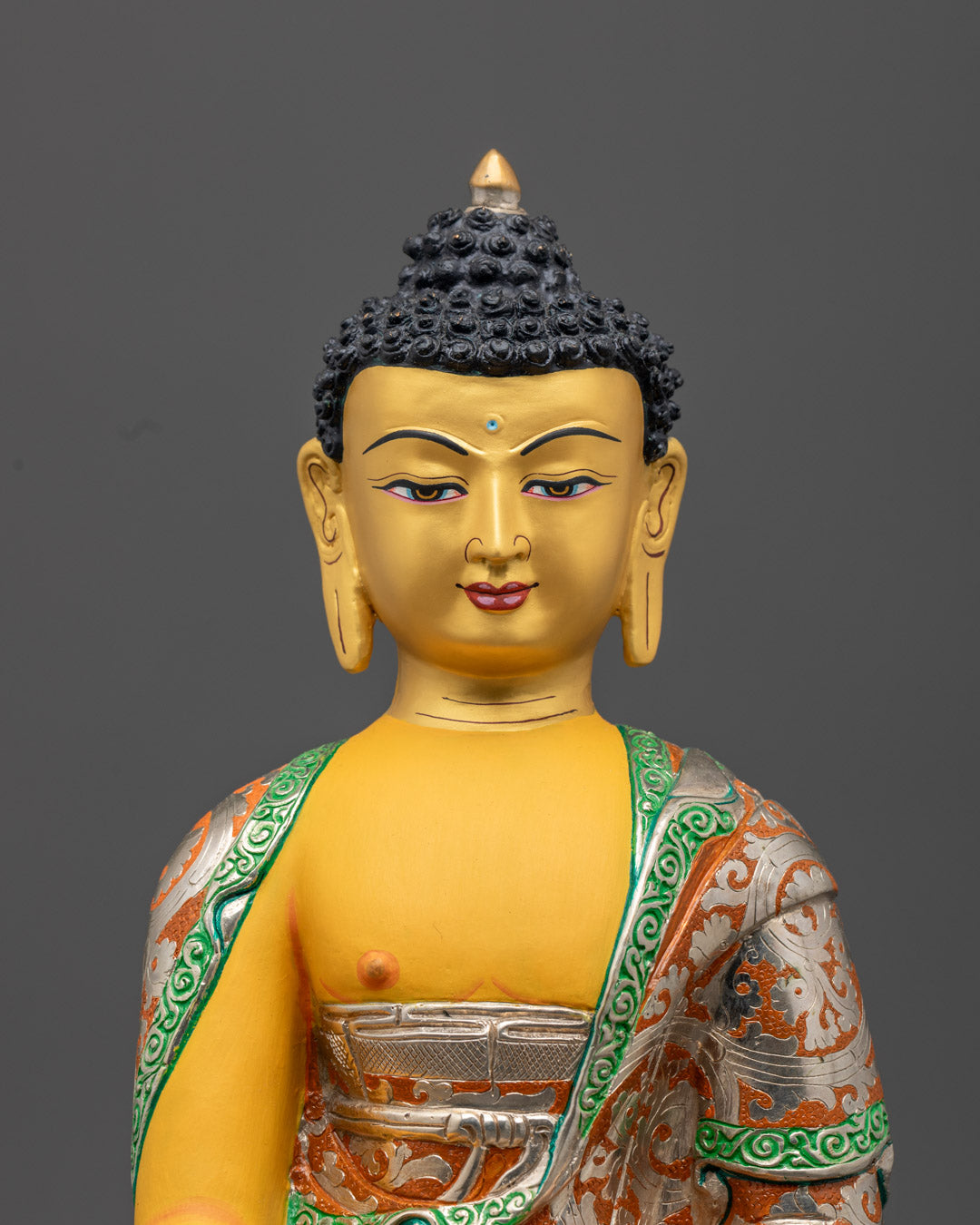 Handcrafted Shakyamuni Buddha Statue Holding a Bhumba (Alms Bowl) – Symbol of Renunciation