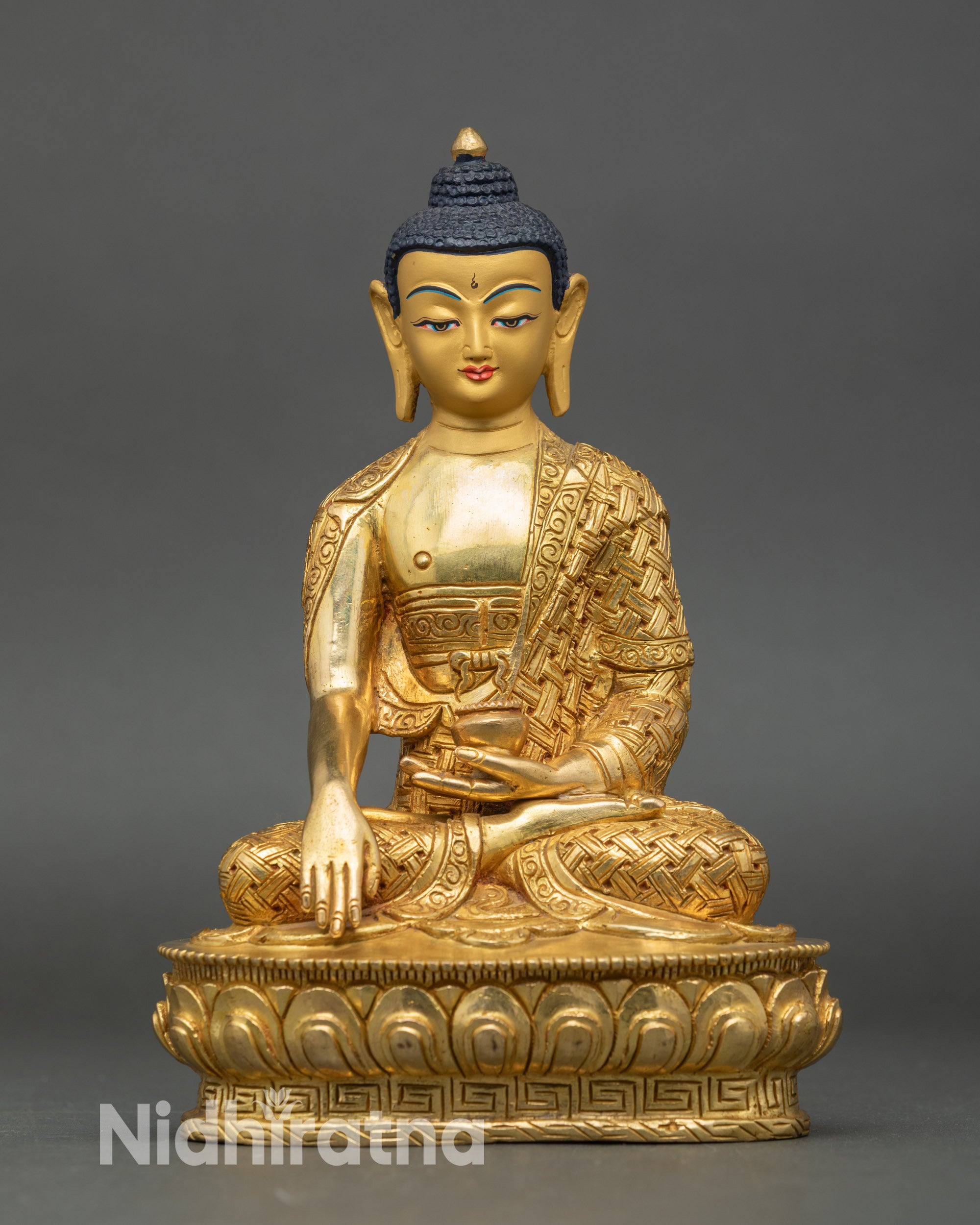 Serene Buddha Sculpture | Sacred Buddhist Home Decor – Nidhiratna