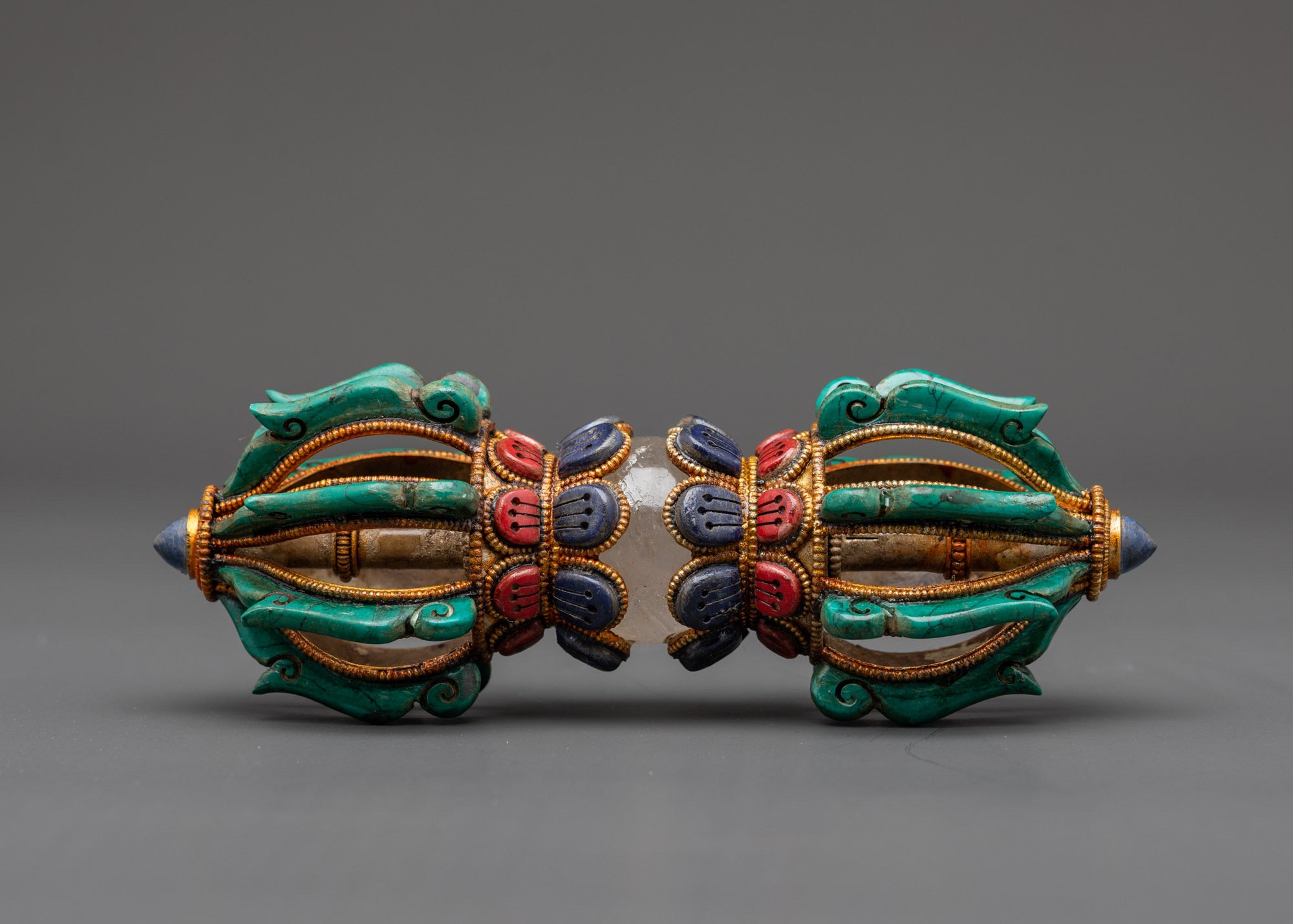 Handcrafted Tibetan Vajra by Newari artist from Patan for meditation and rituals