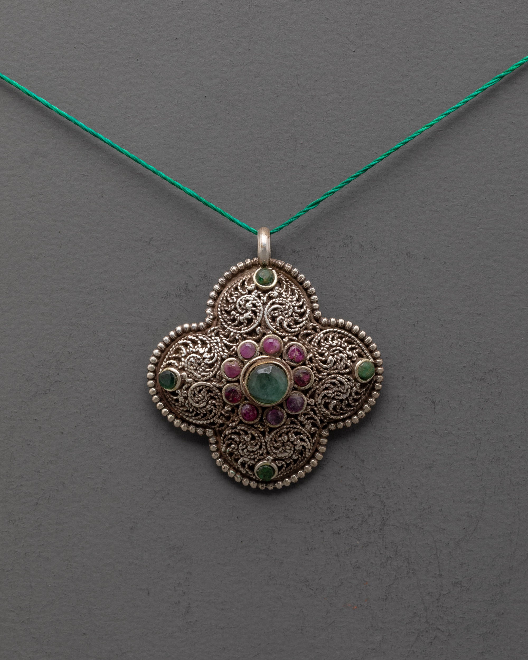 Handmade Silver Locket Necklace | Intricate Design