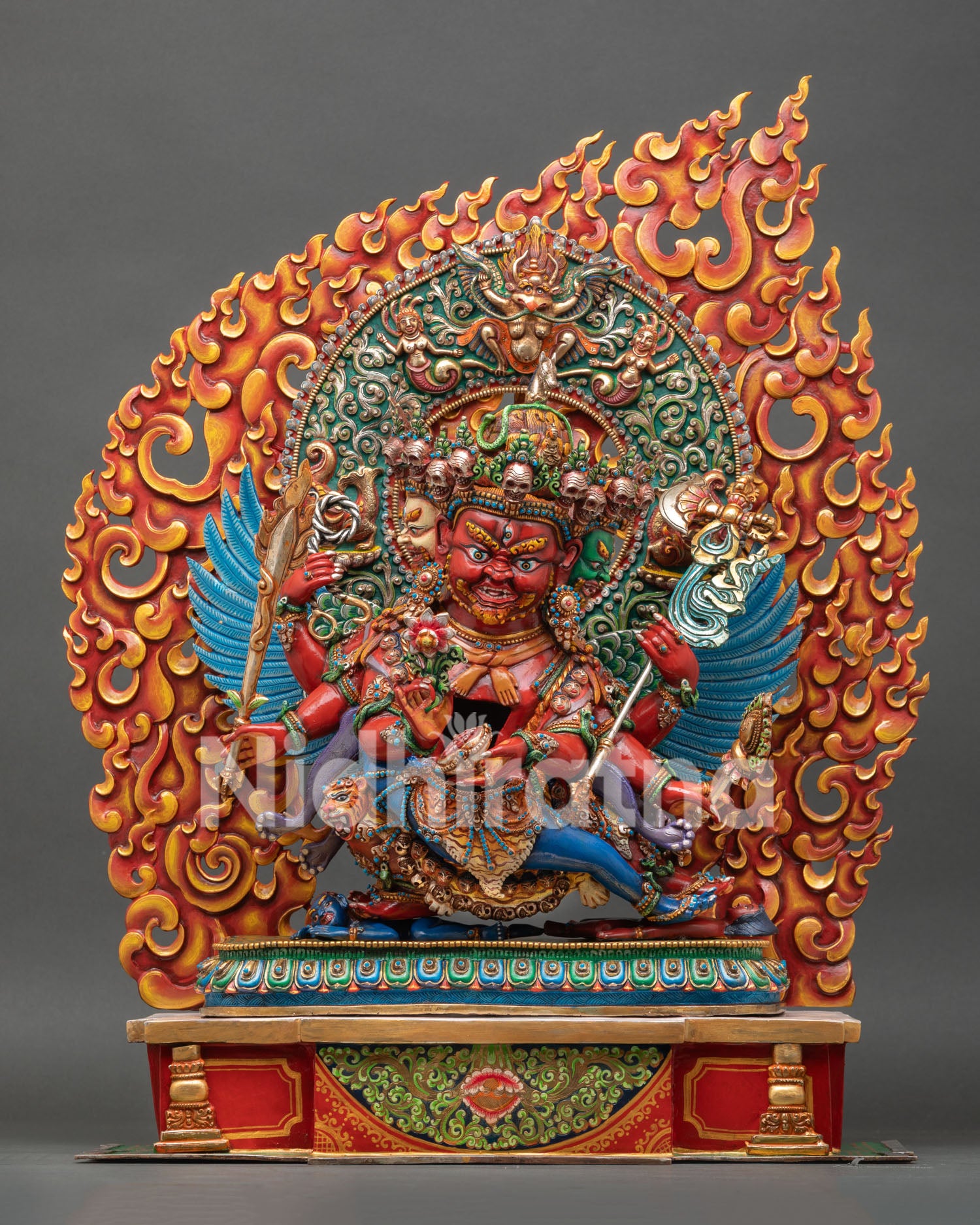 Hayagriva Statue in Hand-Painted Details | Himalayan Art