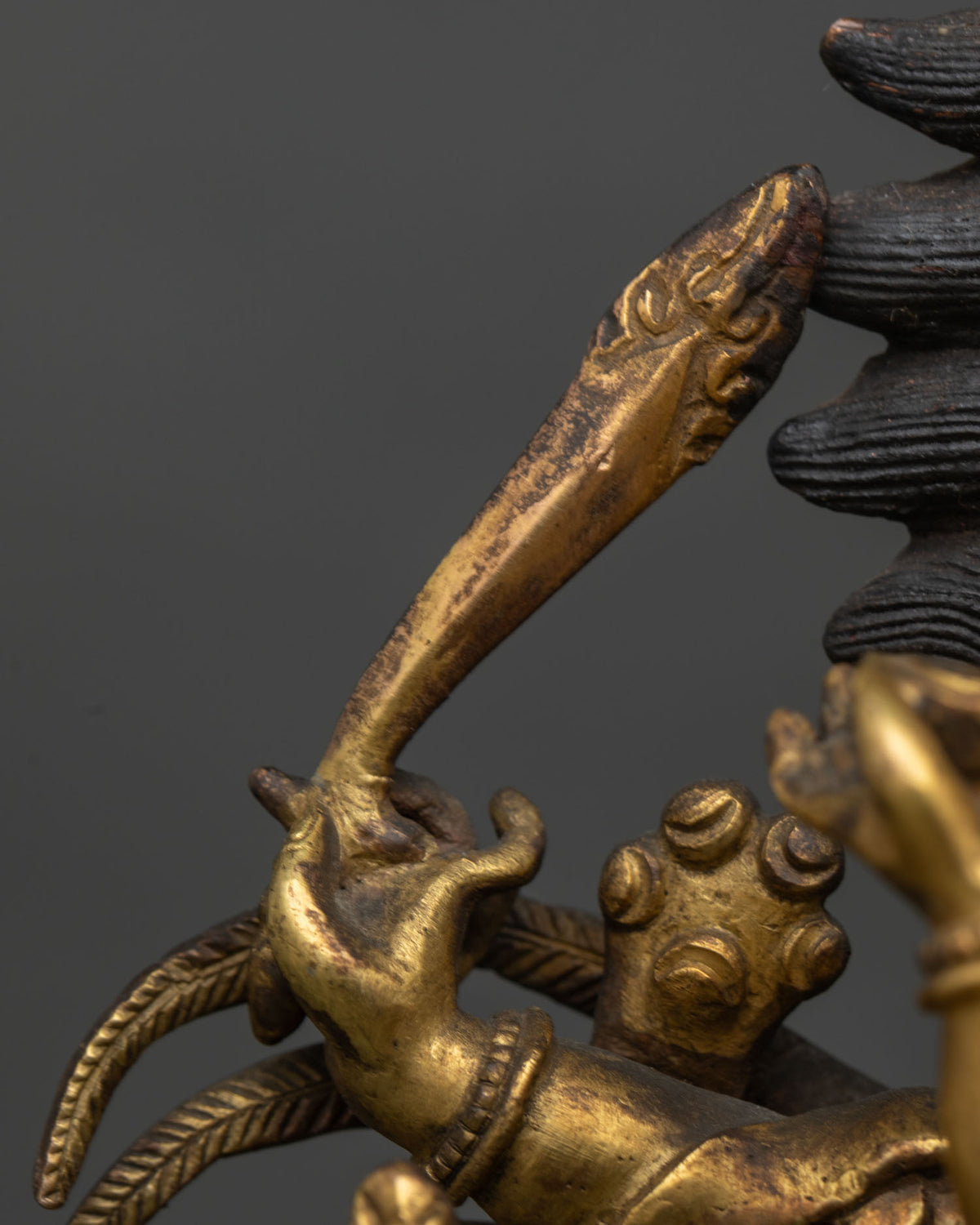 Antique Hayagriva Yab-Yum Statue from Nepal | Over 40 Years Old