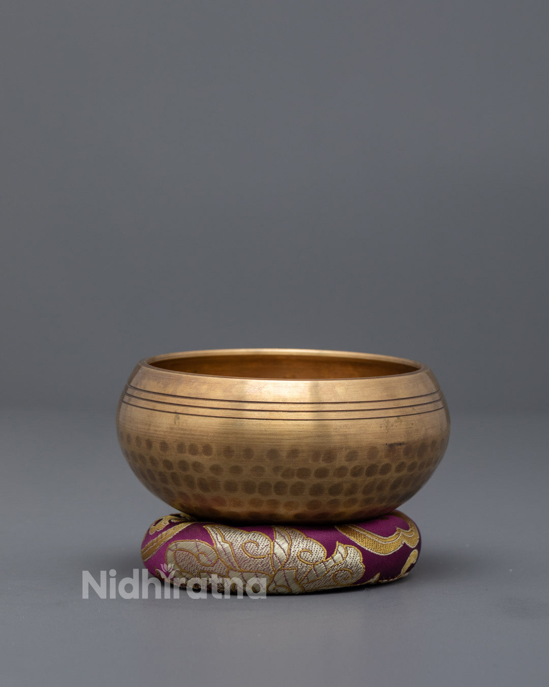 Image of Artisan-Crafted Singing Bowl from Patan, Nepal