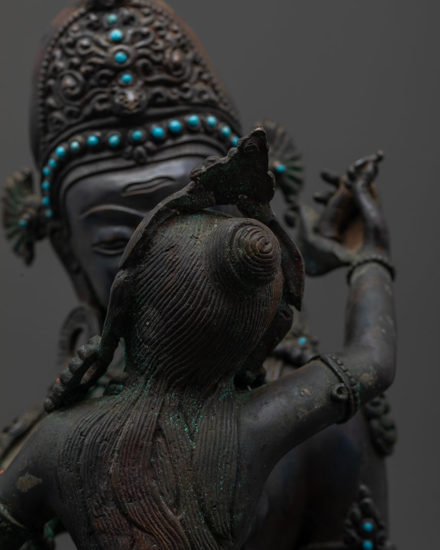 Indra Statue with Consort: Unveiling the Mysteries