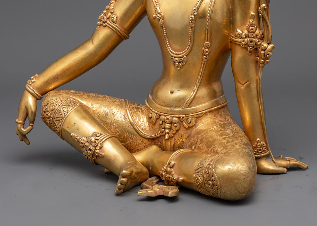 Sacred Indra Sculpture | Venerated Rain and Thunder Deity