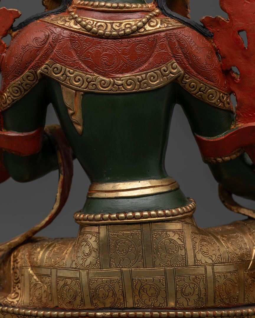 Green Tara Buddhist Statue | Green Tara Female Buddha