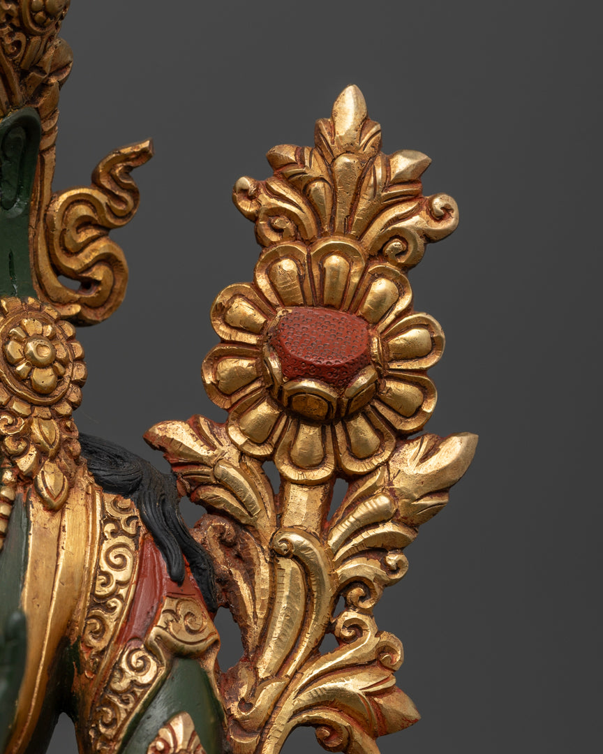 Green Tara Buddhist Statue | Green Tara Female Buddha