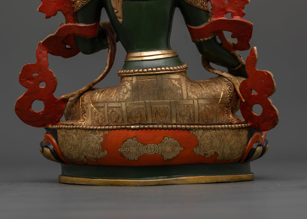 Green Tara Buddhist Statue | Green Tara Female Buddha